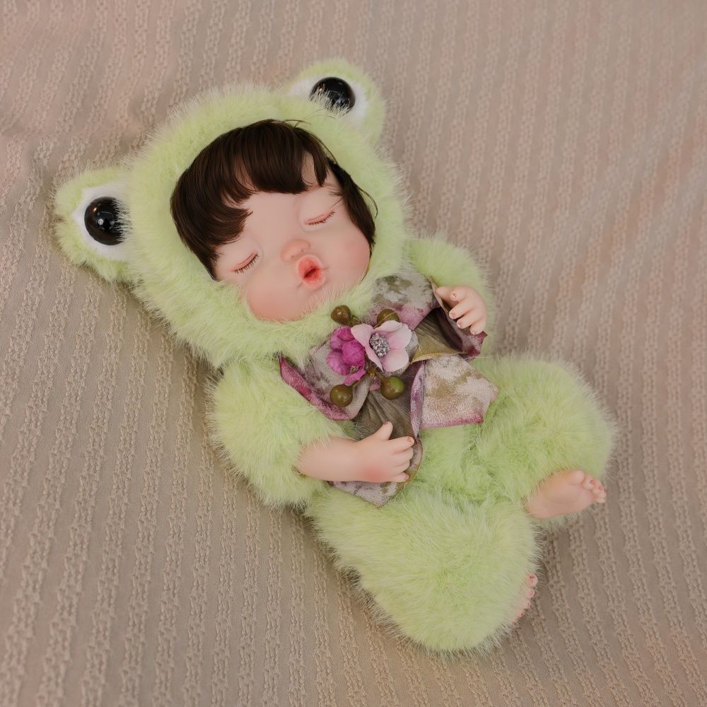 Kids Toys Xmas - ตุ๊กตาเด็กเกิดใหม่ขนาด 10 นิ้ว แบบสำเร็จรูป น่ารักมาก ทำจากไวนิล