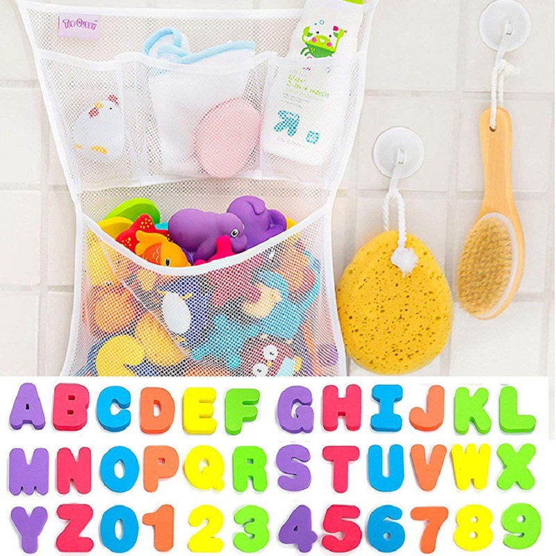 Bath Letter Number Foam - ของเล่นอาบน้ำสำหรับเด็ก ตัวต่อจิ๊กซอว์ตัวอักษรและตัวเลข EVA ของเล่นเสริมพัฒนาการสำหรับเด็กอนุบาล ของเล่นตัวเลขสำหรับห้องน้ำ ของเล่นเสริมการเรียนรู้สำหรับเด็กเล็ก