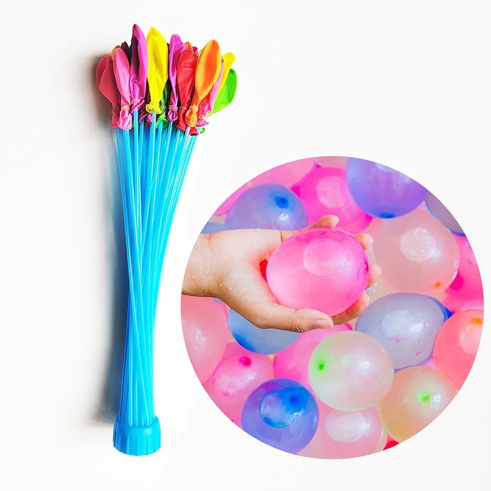 Water Balloon Set - ลูกโป่งเติมน้ำเร็ว 333/555/1111 ชิ้น ของเล่นชายหาดสำหรับเด็ก ฤดูร้อน บอมน้ำ