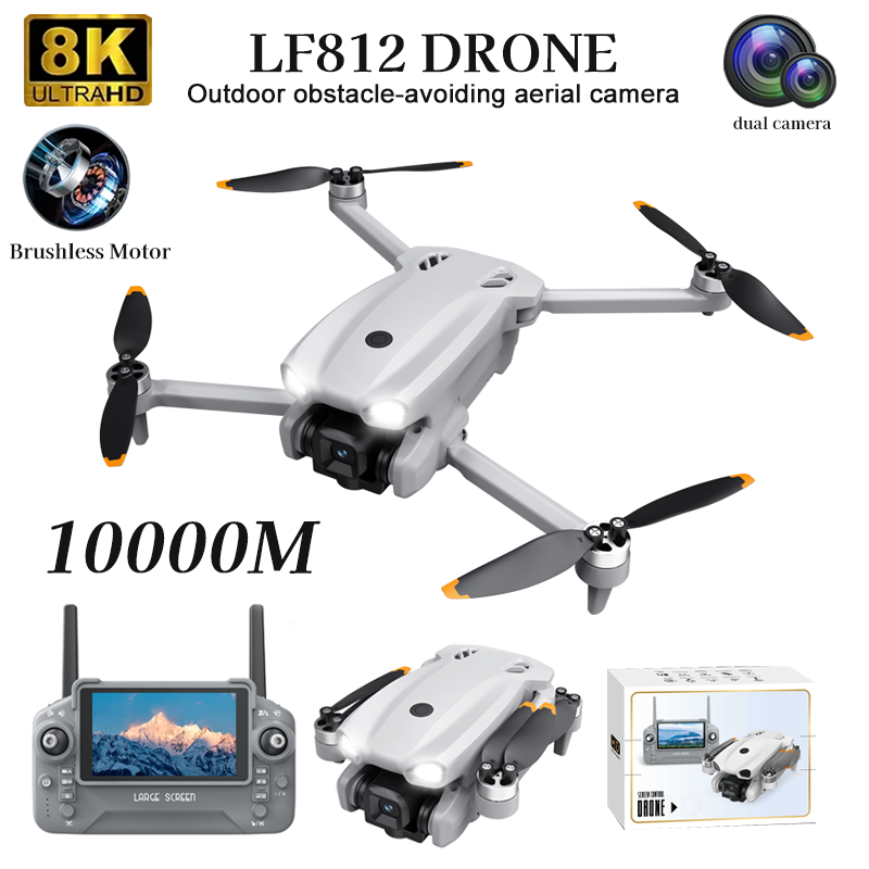 Kids Toys Under 50 - โดรนรุ่นใหม่ LF812 กล้องความละเอียดสูงระดับมืออาชีพ 4K/8K พร้อมระบบควบคุมความสูงด้วยออปติคอลโฟลว์ รองรับ