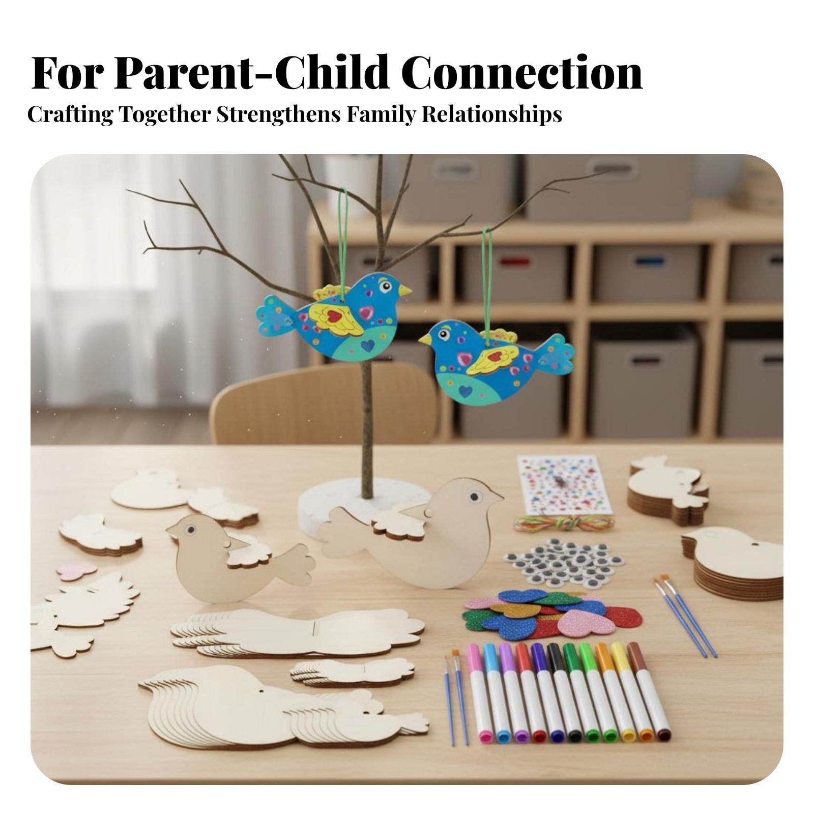 ชุดงานฝีมือประดับตกแต่งรูปนกไม - Kid Toys And Craft บทวิจารณ์และราคา