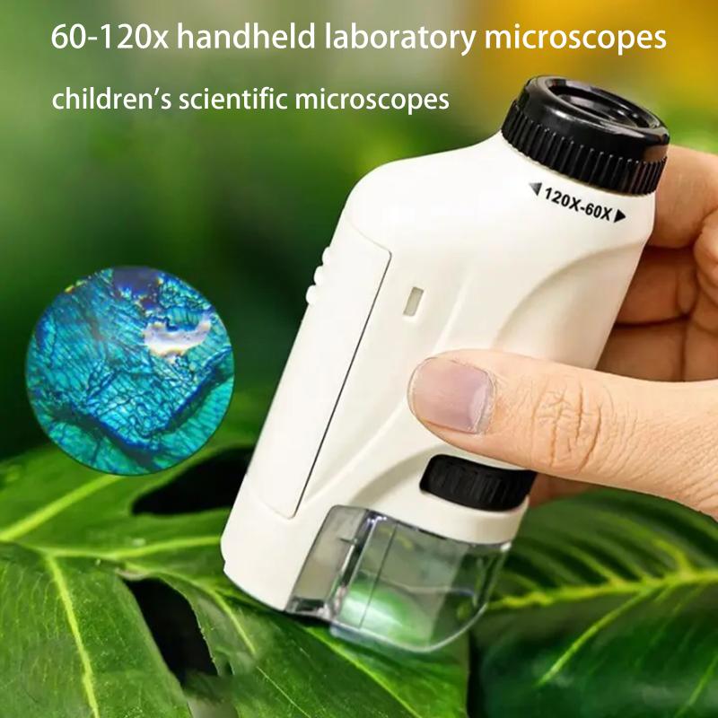 กล้องจุลทรรศน์ 60-120x กล้องจุ - Microscope Kids Science บทวิจารณ์และราคา