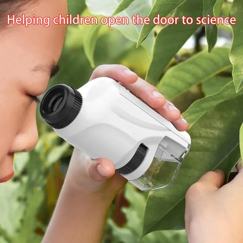 กล้องจุลทรรศน์ 60-120x กล้องจุ - Microscope Kids Science บทวิจารณ์และราคา