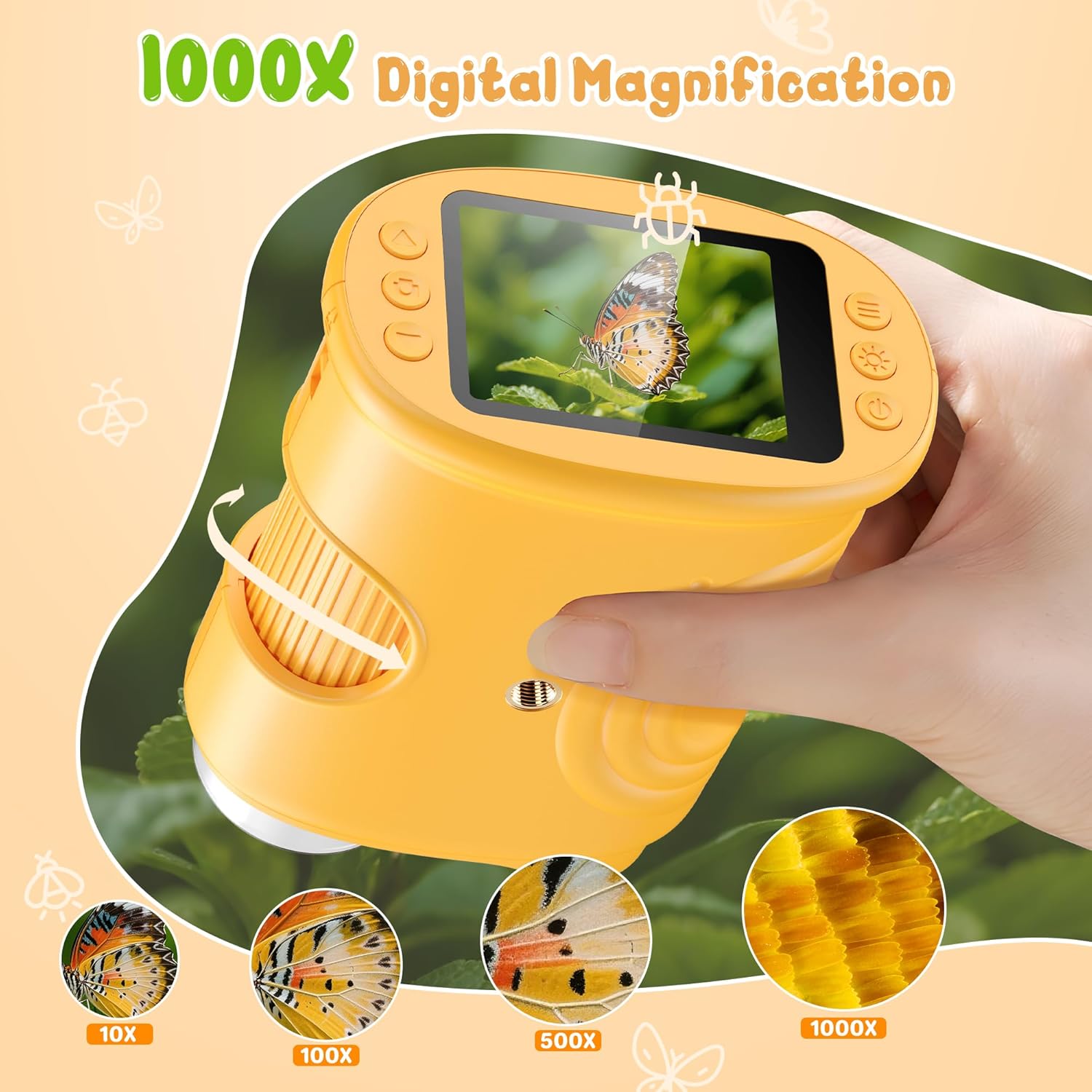 กล้องจุลทรรศน์ดิจิตอลแบบมือถือ - Microscope Kids Science บทวิจารณ์และราคา