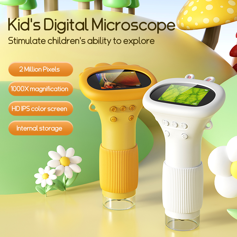 2.0 นิ้วกล้องจุลทรรศน์พ็อกเก็ต - Microscope Kids Science บทวิจารณ์และราคา