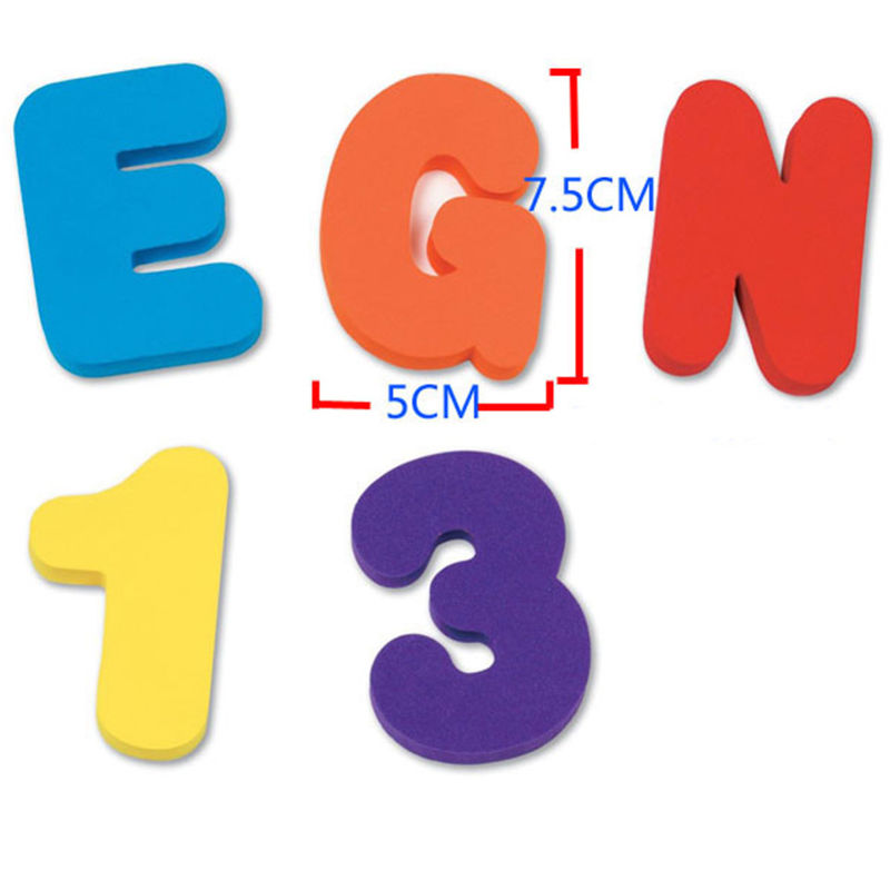 36ชิ้น/เซ็ตเด็กทารกของเล่นเพื่ - Bath Letter Number Foam บทวิจารณ์และราคา