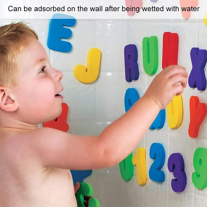 ของเล่นเด็กอาบน้ำโฟมสนุกลอยของ - Bath Letter Number Foam บทวิจารณ์และราคา