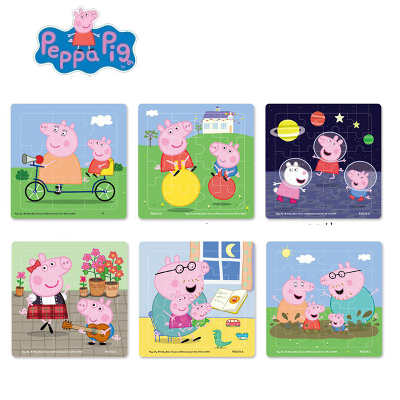 Peppa pig ตัวเลข MINI จิ๊กซอว์ - Kids Toys Xmas บทวิจารณ์และราคา