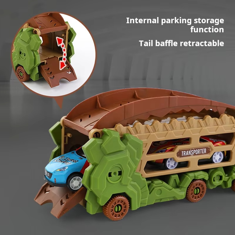 รถบรรทุกไดโนเสาร์พร้อมแทร็กแข่ - Kids Toys Unique บทวิจารณ์และราคา