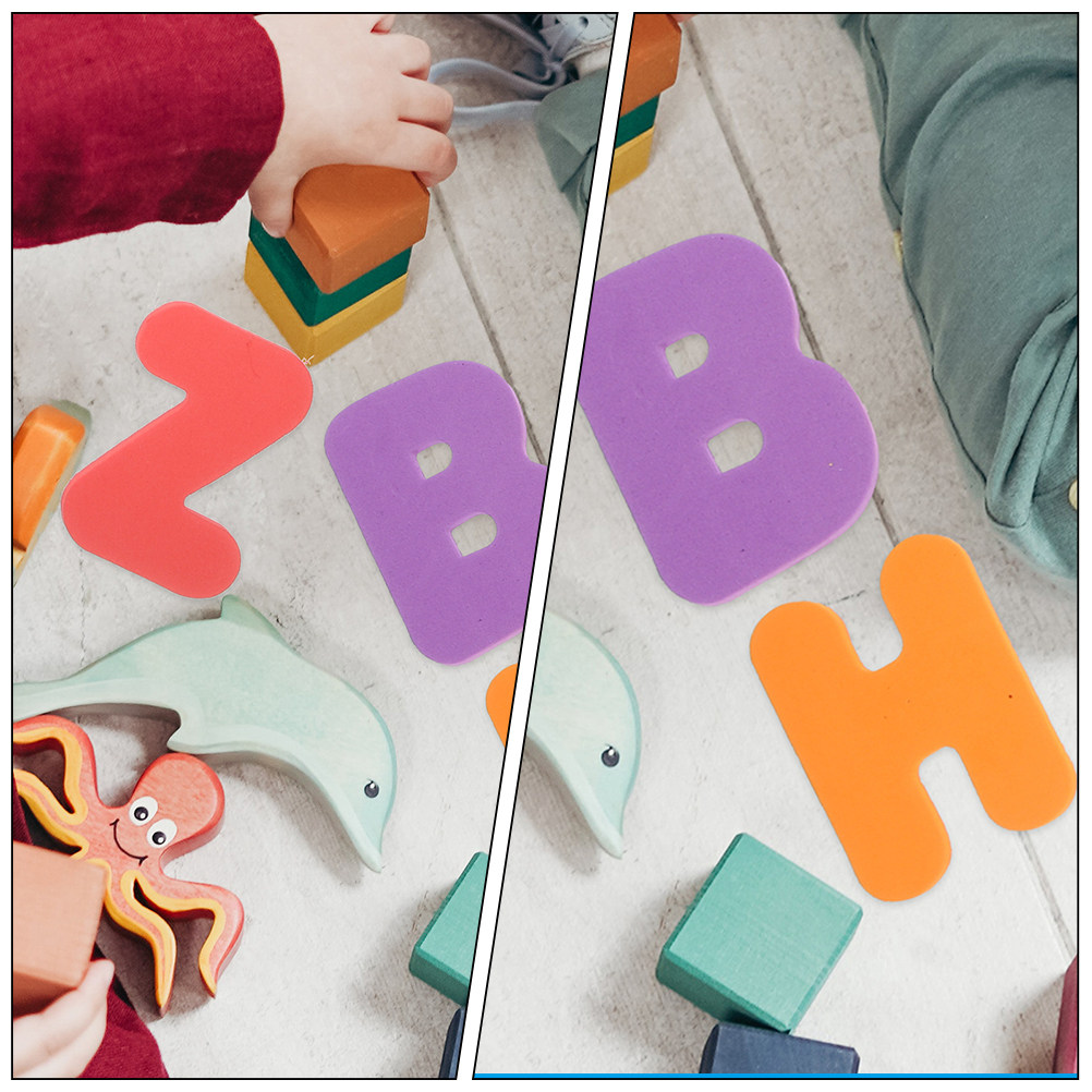 สติกเกอร์ตัวอักษรและตัวเลข 2 ช - Bath Letter Number Foam บทวิจารณ์และราคา