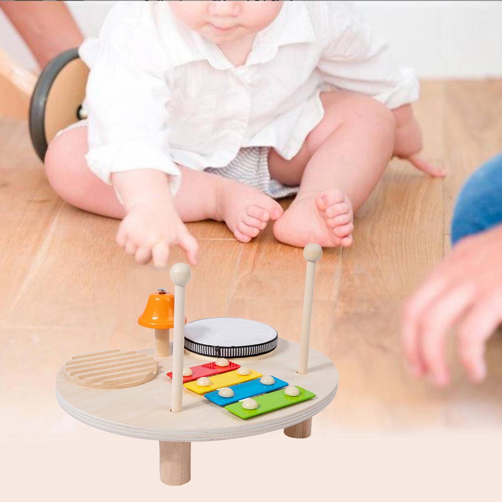 ชุดเครื่องดนตรีเพอร์คัชชันสำหร - Kids Toys Xylophone บทวิจารณ์และราคา