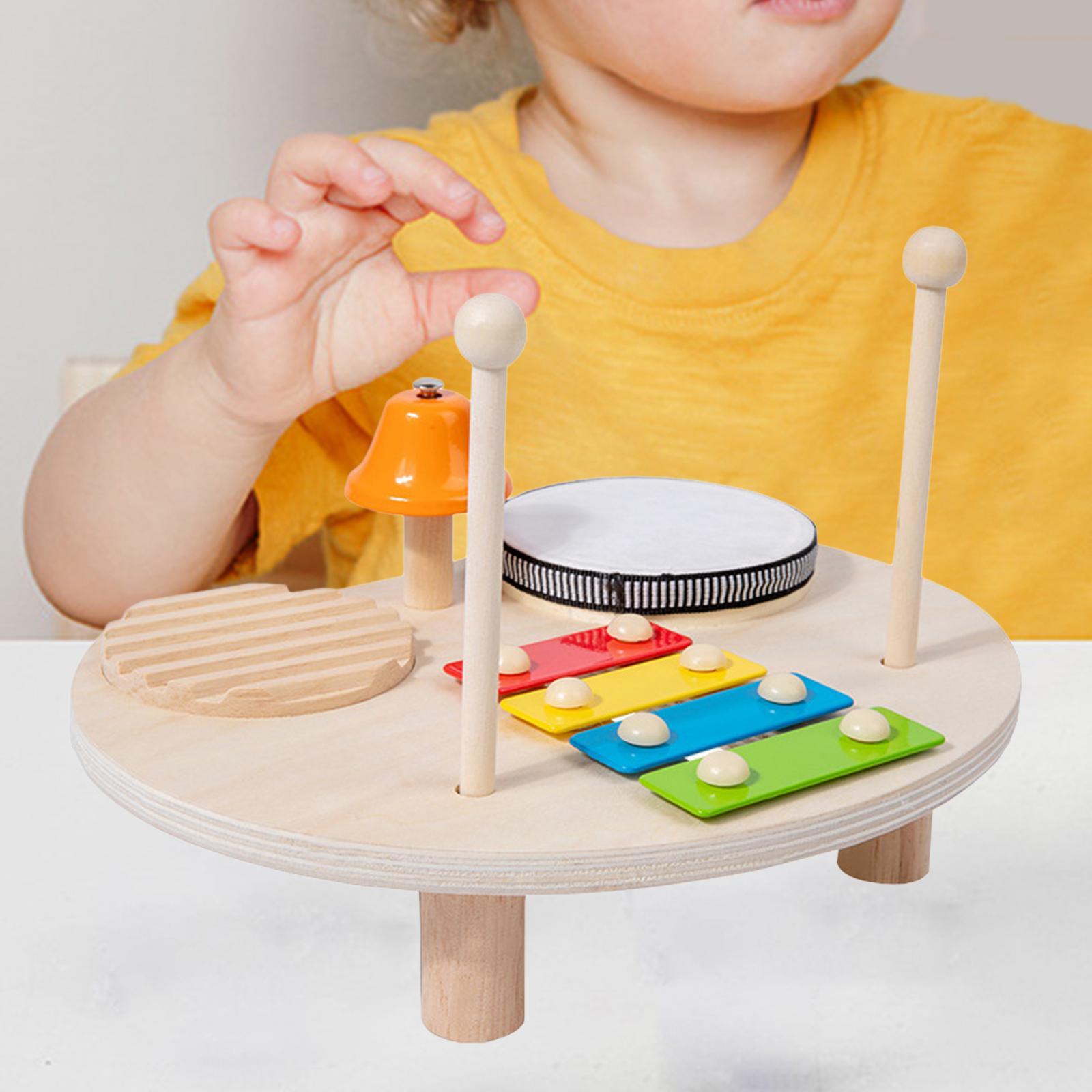 ชุดเครื่องดนตรีเพอร์คัชชันสำหร - Kids Toys Xylophone บทวิจารณ์และราคา