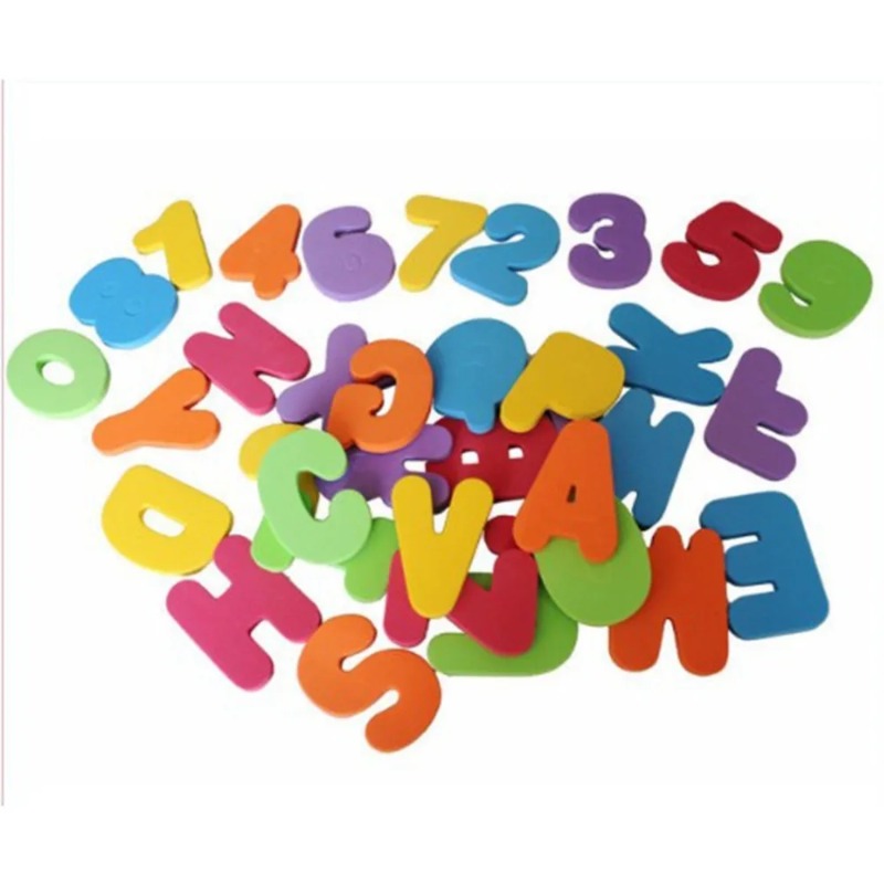 ของเล่นอาบน้ำแบบลอยน้ำสำหรับเด - Bath Letter Number Foam บทวิจารณ์และราคา