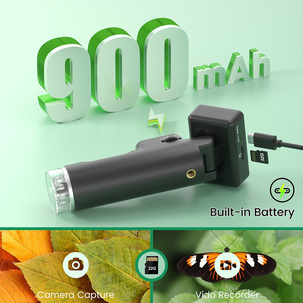Andonstar กล้องจุลทรรศน์ดิจิทั - Microscope Kids Science บทวิจารณ์และราคา