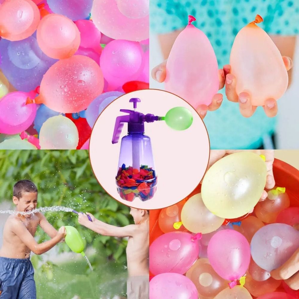 ปั๊มน้ำพลาสติกสำหรับลูกโป่ง ขอ - Water Balloon Set บทวิจารณ์และราคา