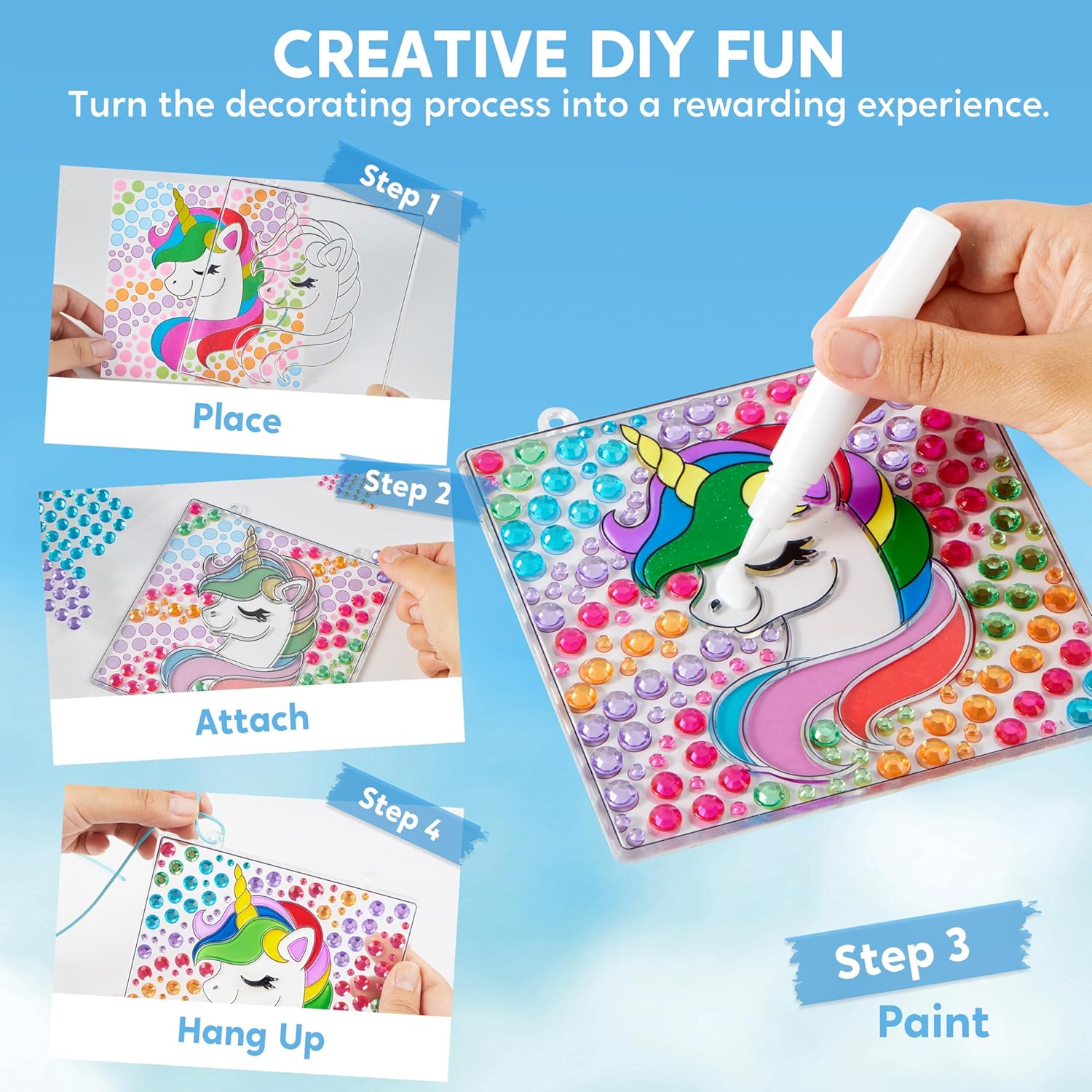 JOYFY ชุดศิลปะตกแต่งหน้าต่าง 4 - Kid Toys And Craft บทวิจารณ์และราคา