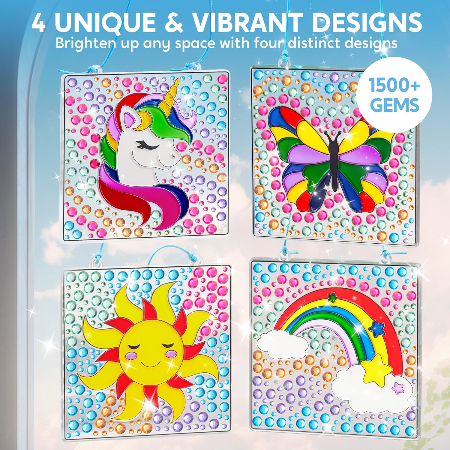 JOYFY ชุดศิลปะตกแต่งหน้าต่าง 4 - Kid Toys And Craft บทวิจารณ์และราคา
