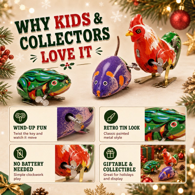 ของเล่นสัตว์โลหะสไตล์วินเทจสุด - Kids Toys Unique บทวิจารณ์และราคา