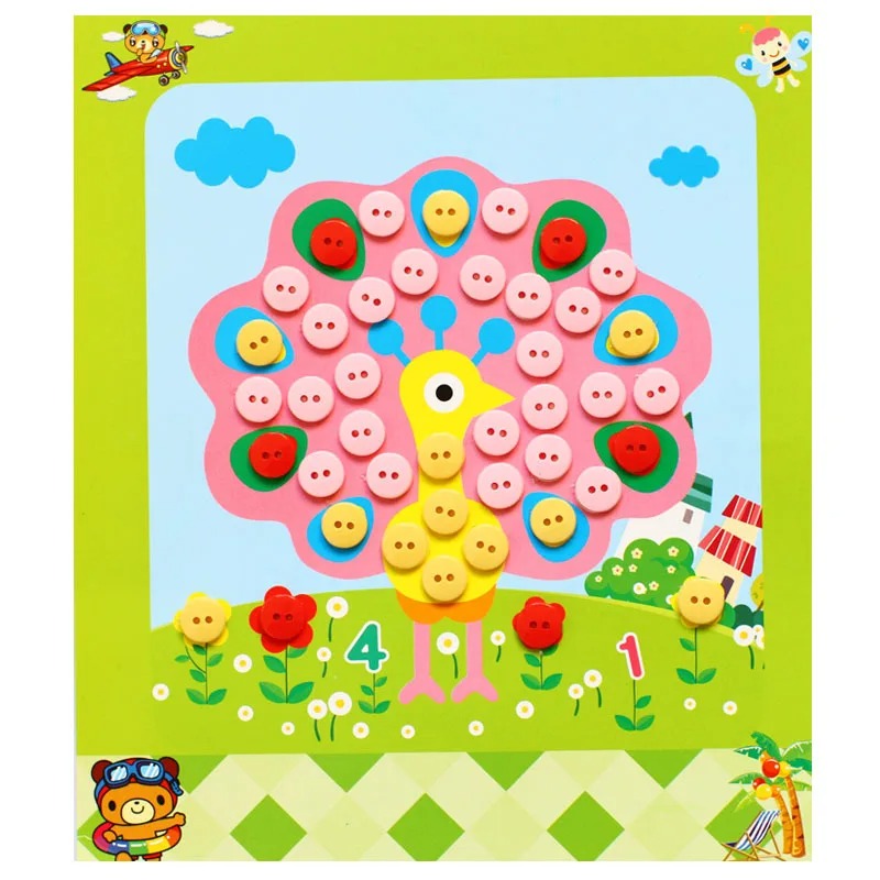 ชุดของเล่นสติ๊กเกอร์ติดกระดุม  - Kid Toys And Craft บทวิจารณ์และราคา