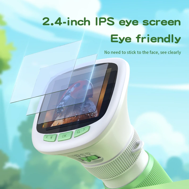 กล้องจุลทรรศน์แบบมือถือสำหรับเ - Microscope Kids Science บทวิจารณ์และราคา
