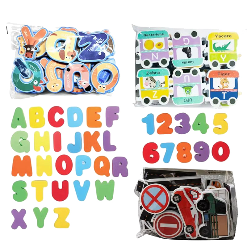 ของเล่นอาบน้ำเด็กโฟมลอย EVA ปร - Bath Letter Number Foam บทวิจารณ์และราคา