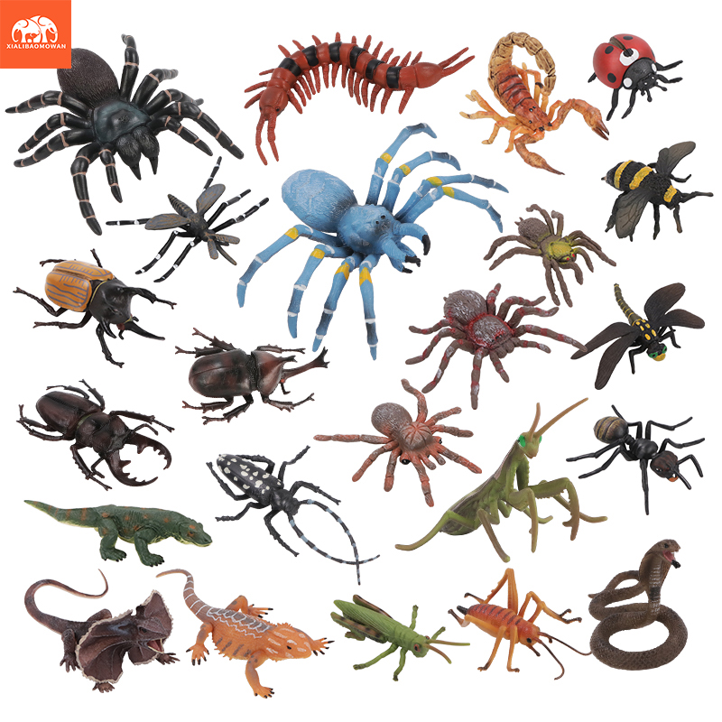 ชุดของเล่นจำลองแมลงและสัตว์ป่า - Kids Toys Brand บทวิจารณ์และราคา