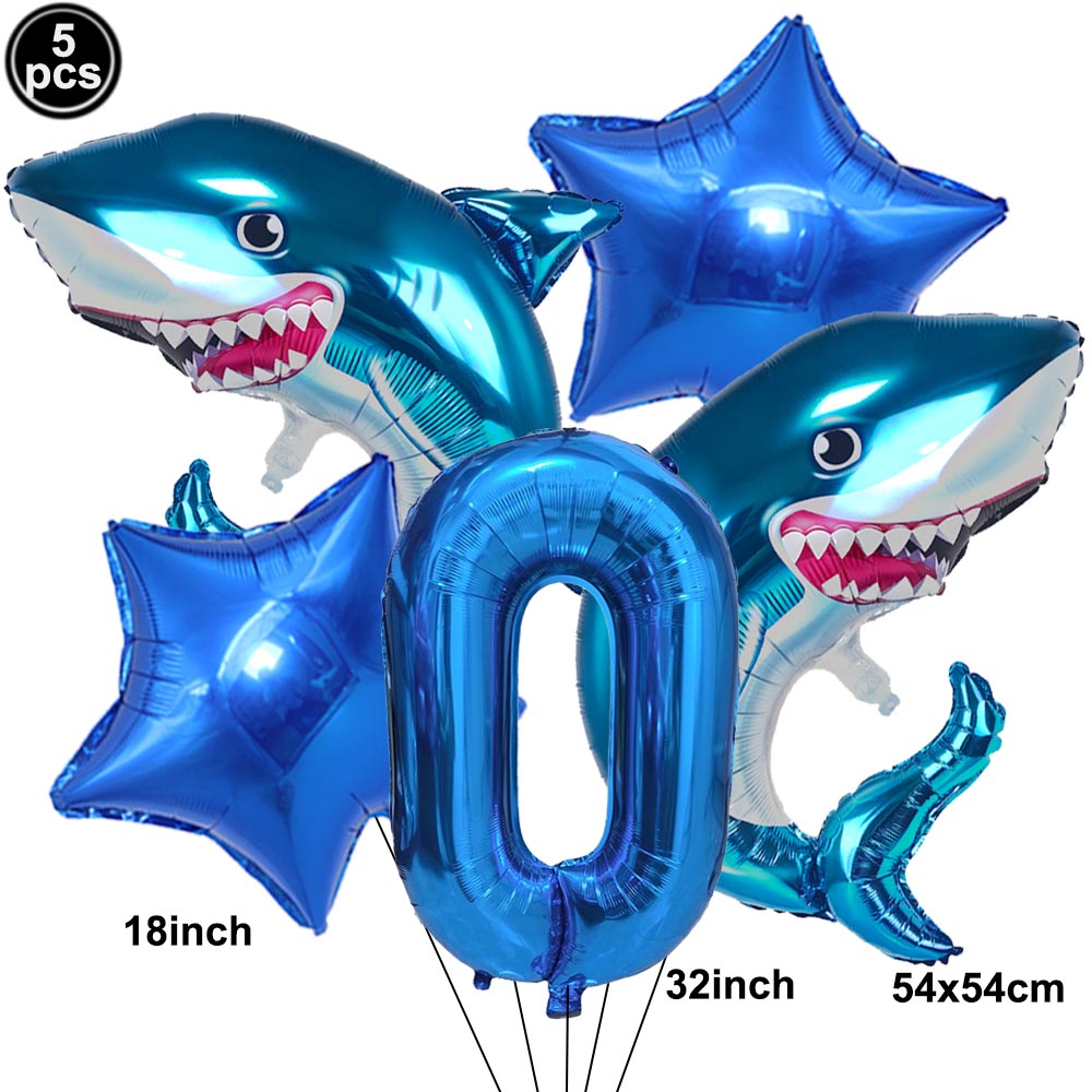 5 ชิ้นการ์ตูน Blue Shark จํานว - Water Balloon Set บทวิจารณ์และราคา
