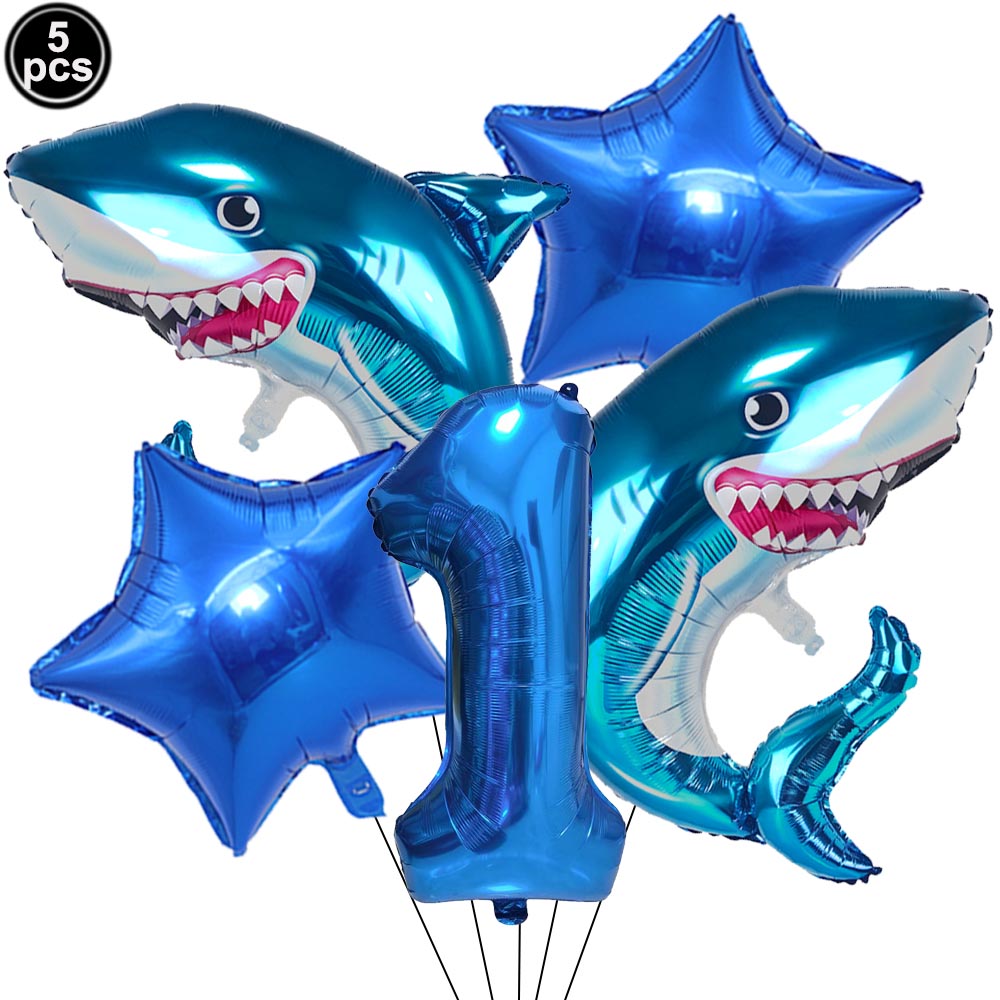 5 ชิ้นการ์ตูน Blue Shark จํานว - Water Balloon Set บทวิจารณ์และราคา