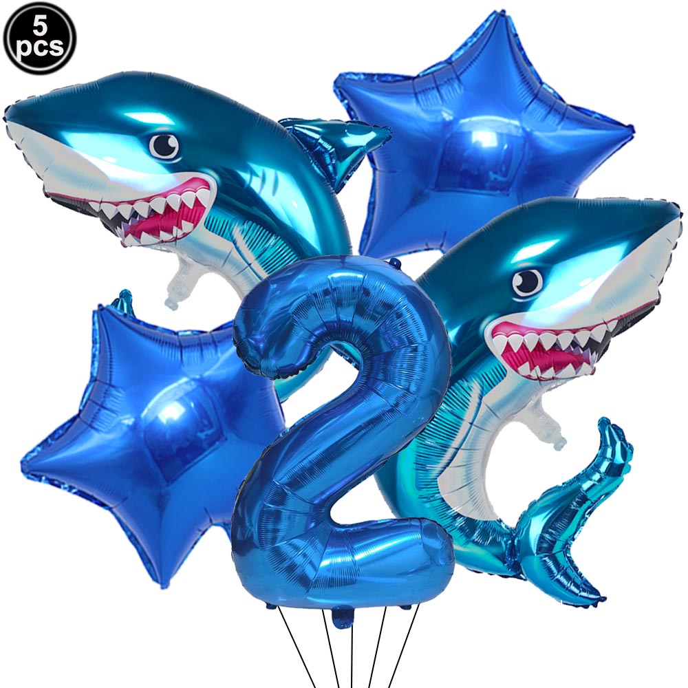 5 ชิ้นการ์ตูน Blue Shark จํานว - Water Balloon Set บทวิจารณ์และราคา